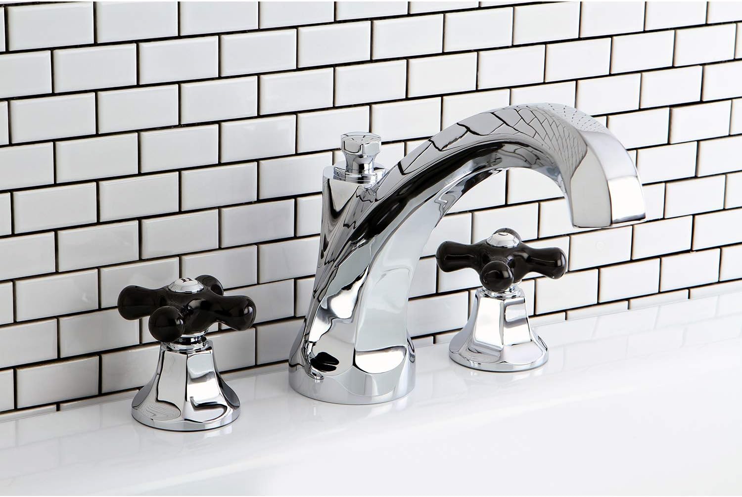 Kingston Brass KS4321PKX Duchess Roman Tub Faucet, Polished Chrome