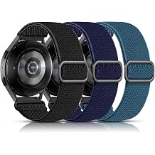 Lerobo Elastic Bands Compatible with Samsung Galaxy Watch 7/6/5/4 40mm 44mm/Watch 6 Classic 43mm 47mm/Watch 5 Pro 45mm/Watch 4 Classic/Active 2/FE,20mm Soft Breathable Sport Band for Galaxy Watch 4
