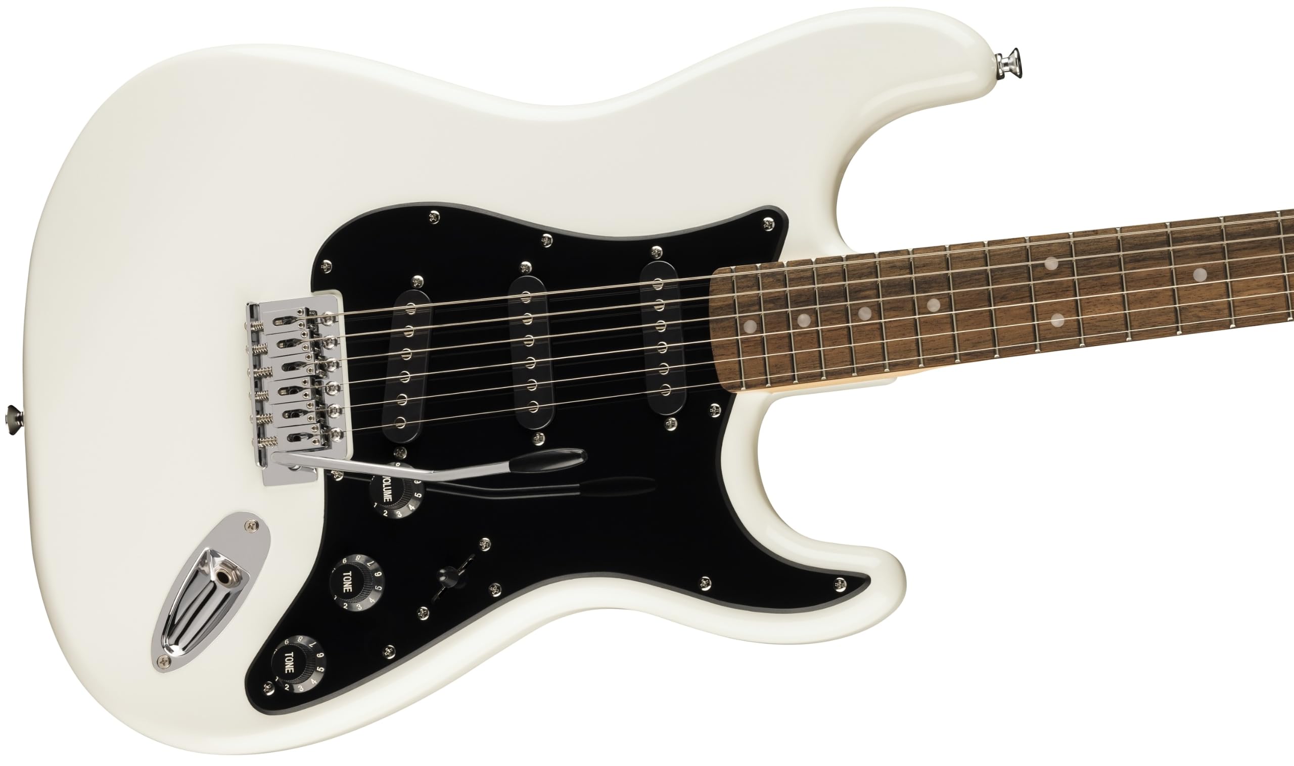 Fender FSR Squier Sonic Stratocaster, podstrunnica laurowa, czarna Pickguard, Arctic White