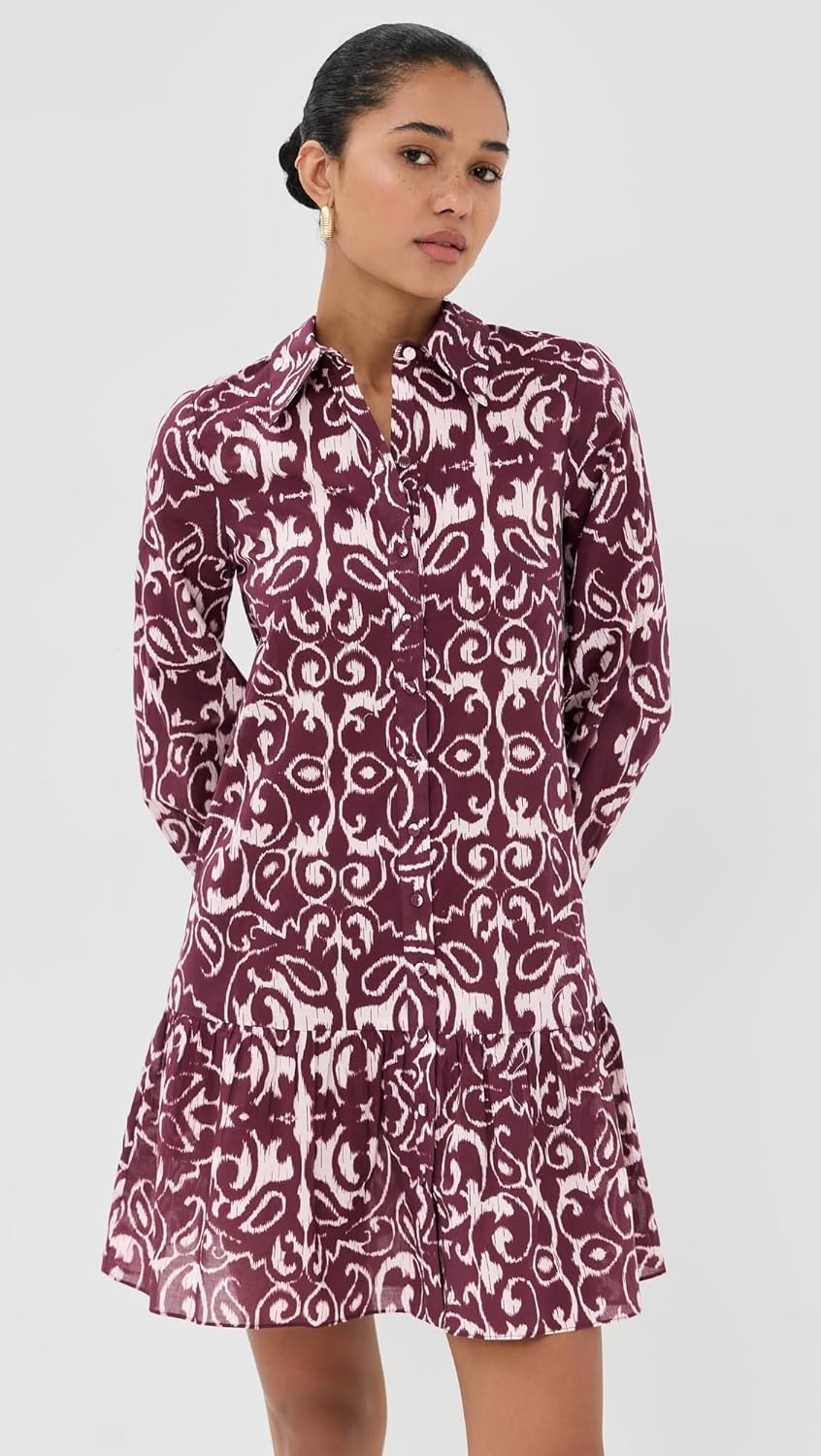 Marcy Dress - Paisley Pirouette Biscotti Beige / XS - Image 2