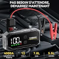 YUSMAN F01 Jump Starter Power Bank Autó Indító Hordozható Töltő 3
