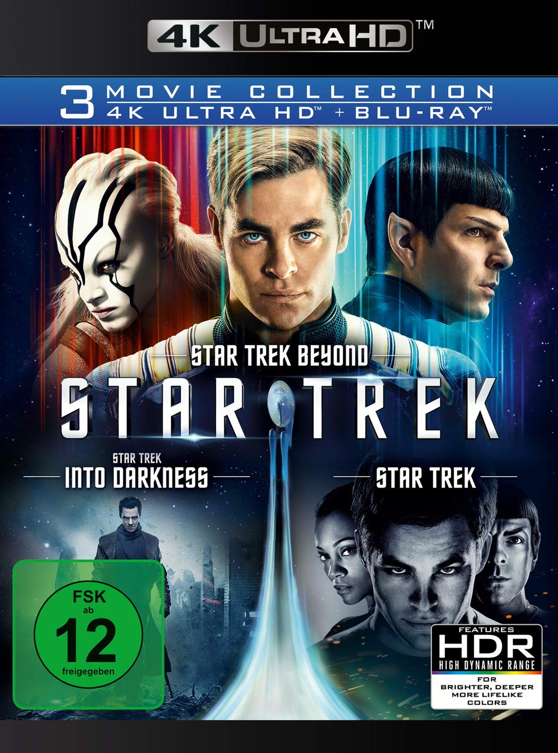 Star Trek - 3-Movie Collection [3 4K Ultra HDs] + [3 Blu-rays]