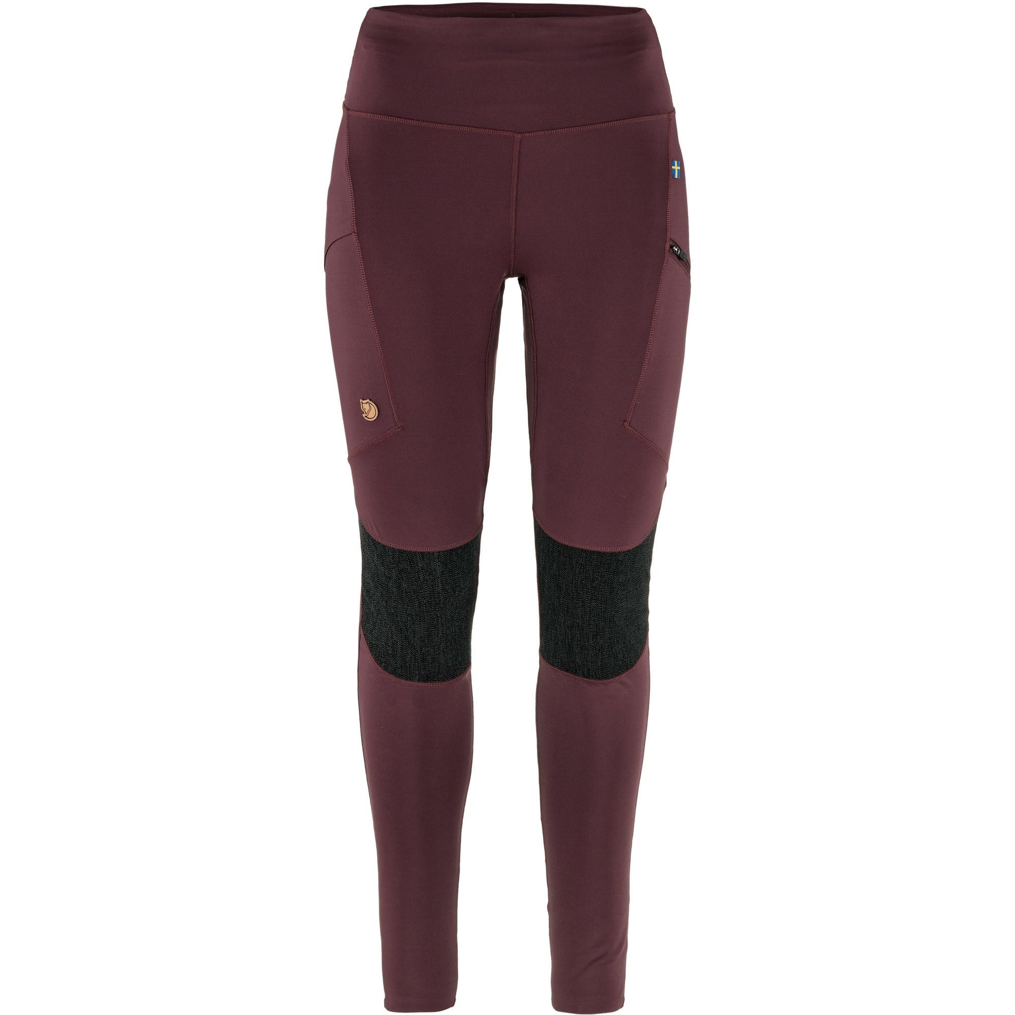 Fjallraven 87143-357 Abisko Trekking Tights HD W Pants Women's Port Size M