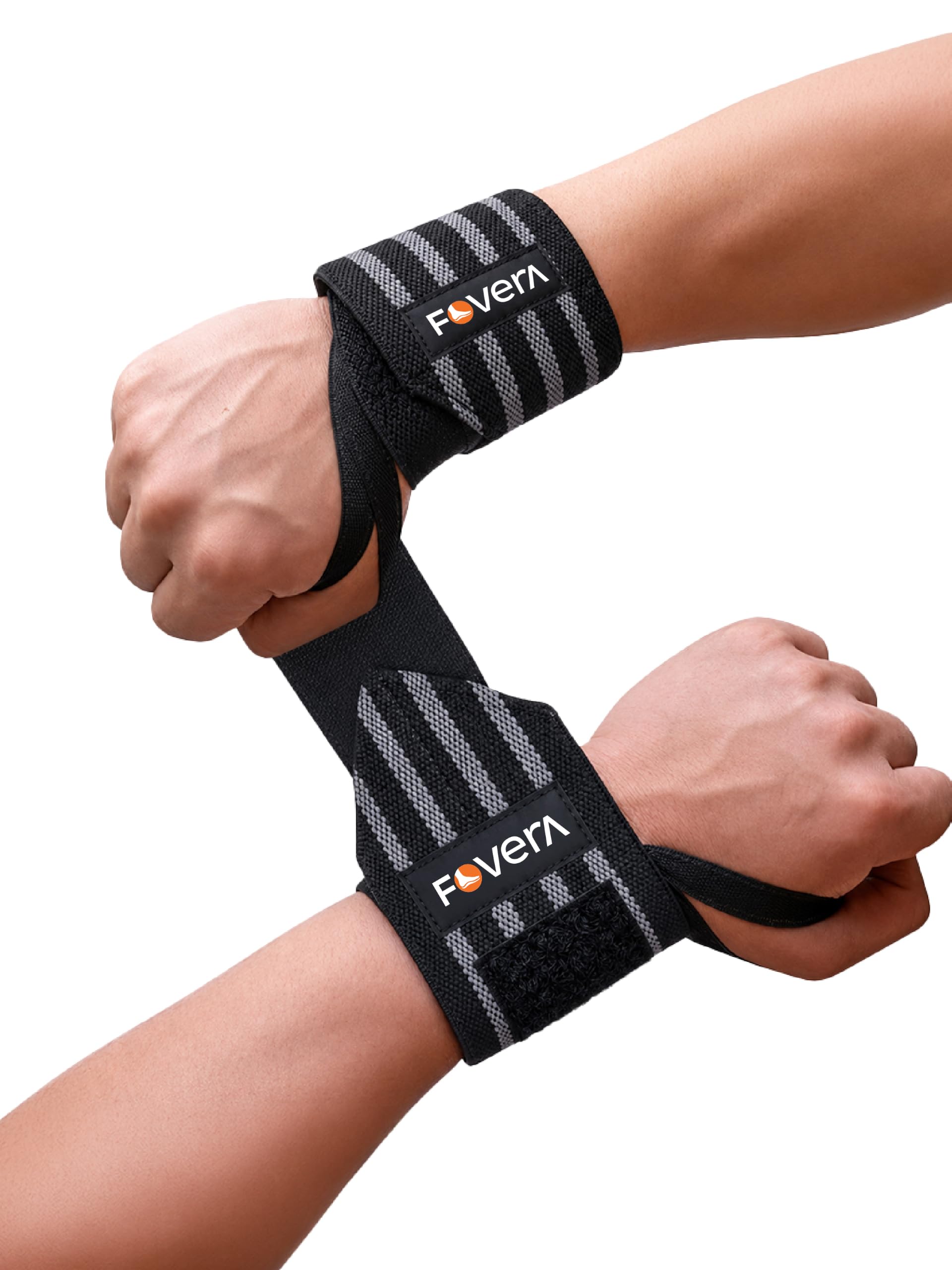 FOVERA Wrist Band for Gym & Workouts – Adjustable Wrist Support Wrap with Thumb Loop, Weightlifting & Training Wrist Straps for Men & Women, Hand Support Accessories (1 Pair)-picture-13
