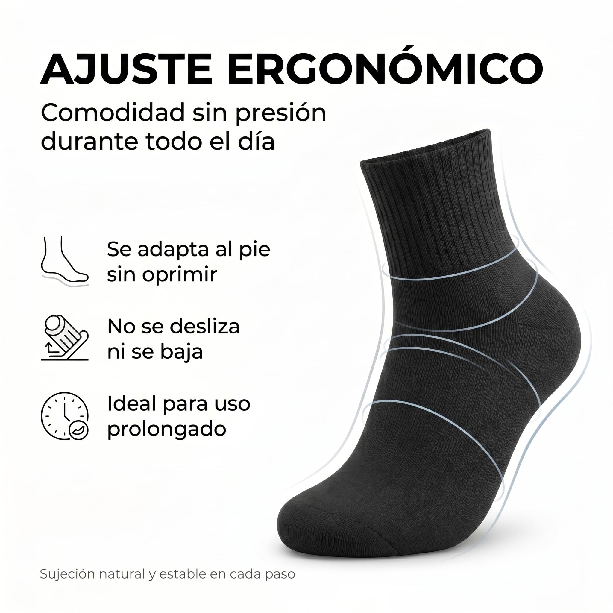 12 Pares Calcetines Deporte Hombre Mujer – Pack Calcetines Caña Media Unisex para Running, Gimnasio, Tenis, Trabajo, Uso Diario – 85 % Algodón Transpirables, Cómodos y Suaves.