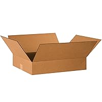 Vista 89 de Selecciona un tamaño: cajas planas de Tape Logic, Kraft, 25