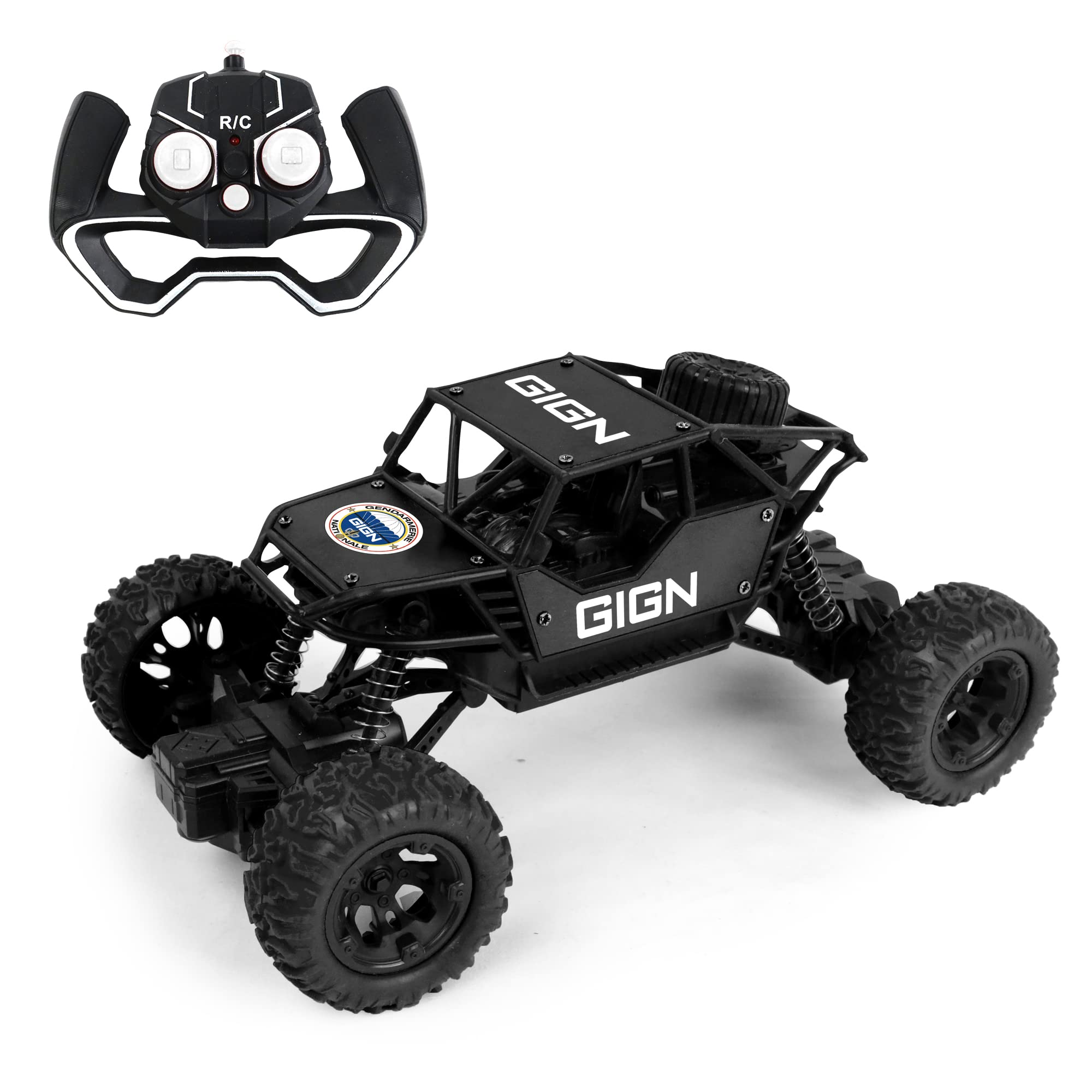 Voiture Télécommandée GIGN 1/18 Turbo Challenge - Prêt à Rouler Noir