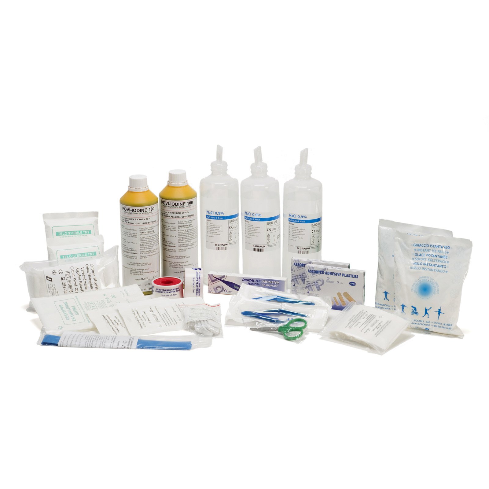 KIT REINTEGRO PACCO ALLEGATO 1 AB SENZA SFIGMO per valigetta, armadietto e cassetta medica