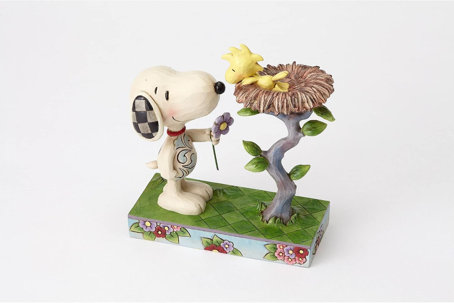 Enesco Peanuts by Jim Shore Snoopy with Woodstock in Nest Figurine, 6.75"