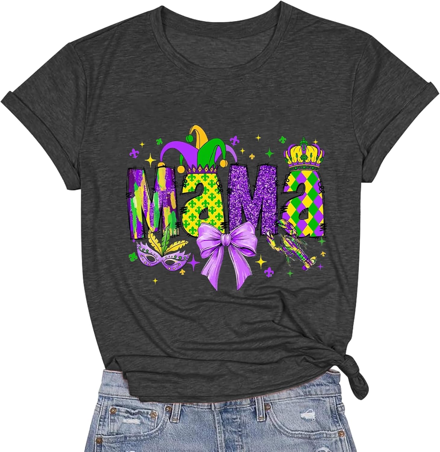 Womens Valentines Shirt -Pink Love Heart Graphic Tshirts Funny Teen Girl's Holi Vacation Casual Outfit Pink - Image 3