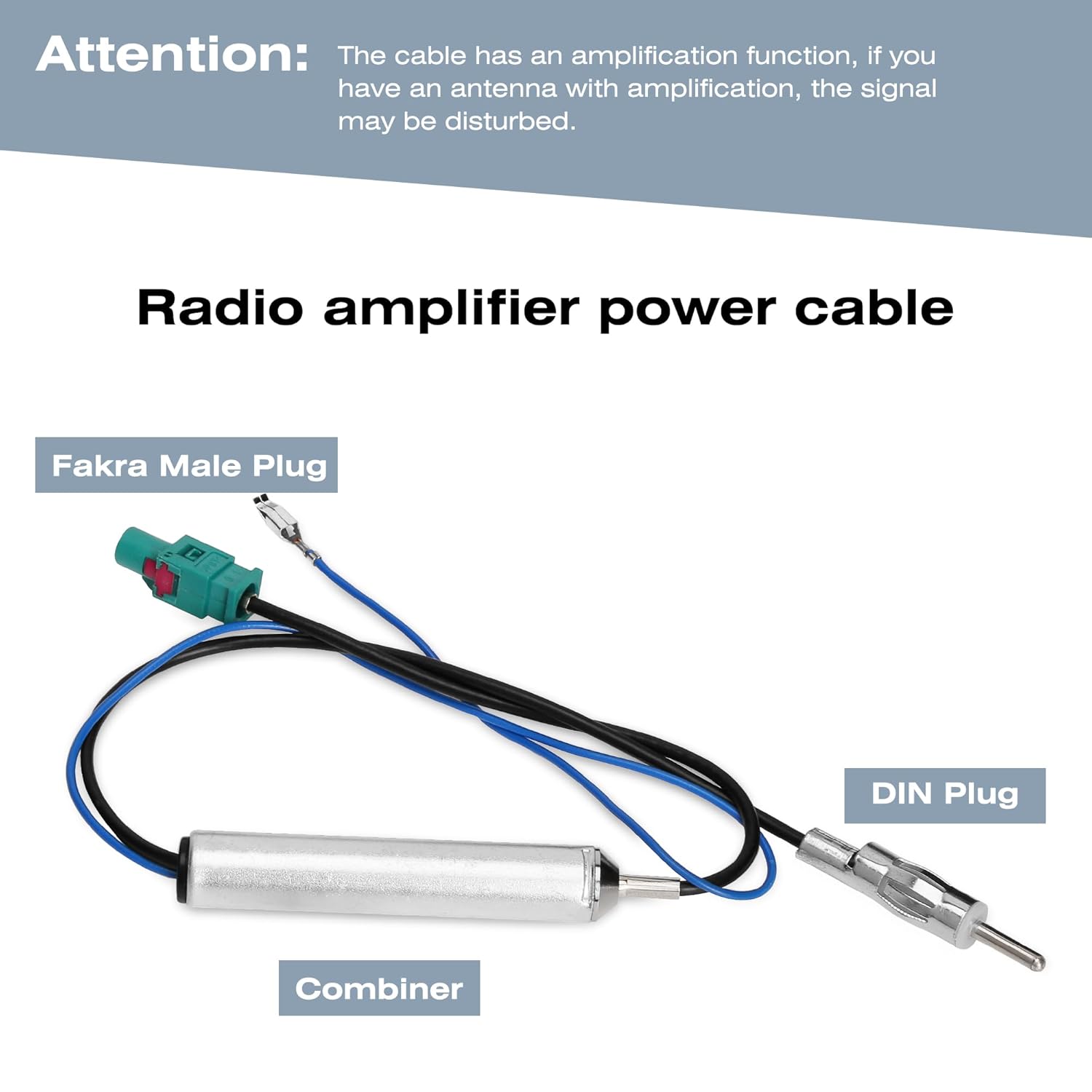 RDBS Car Radio Wiring Harness, Stereo Wire Harness and Antenna Adapter Combo kit to Connect an Aftermarket Radio Fit for 2013-up Dodge Jeep Ram Vehicles - No Factory Premium Amp