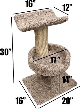 New Cat Condos Premier Window Perch, Beige