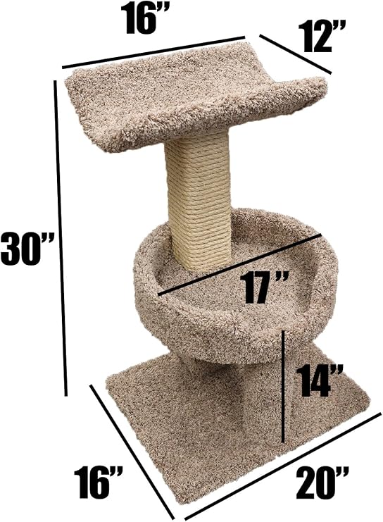 New Cat Condos Premier Window Perch, Beige
