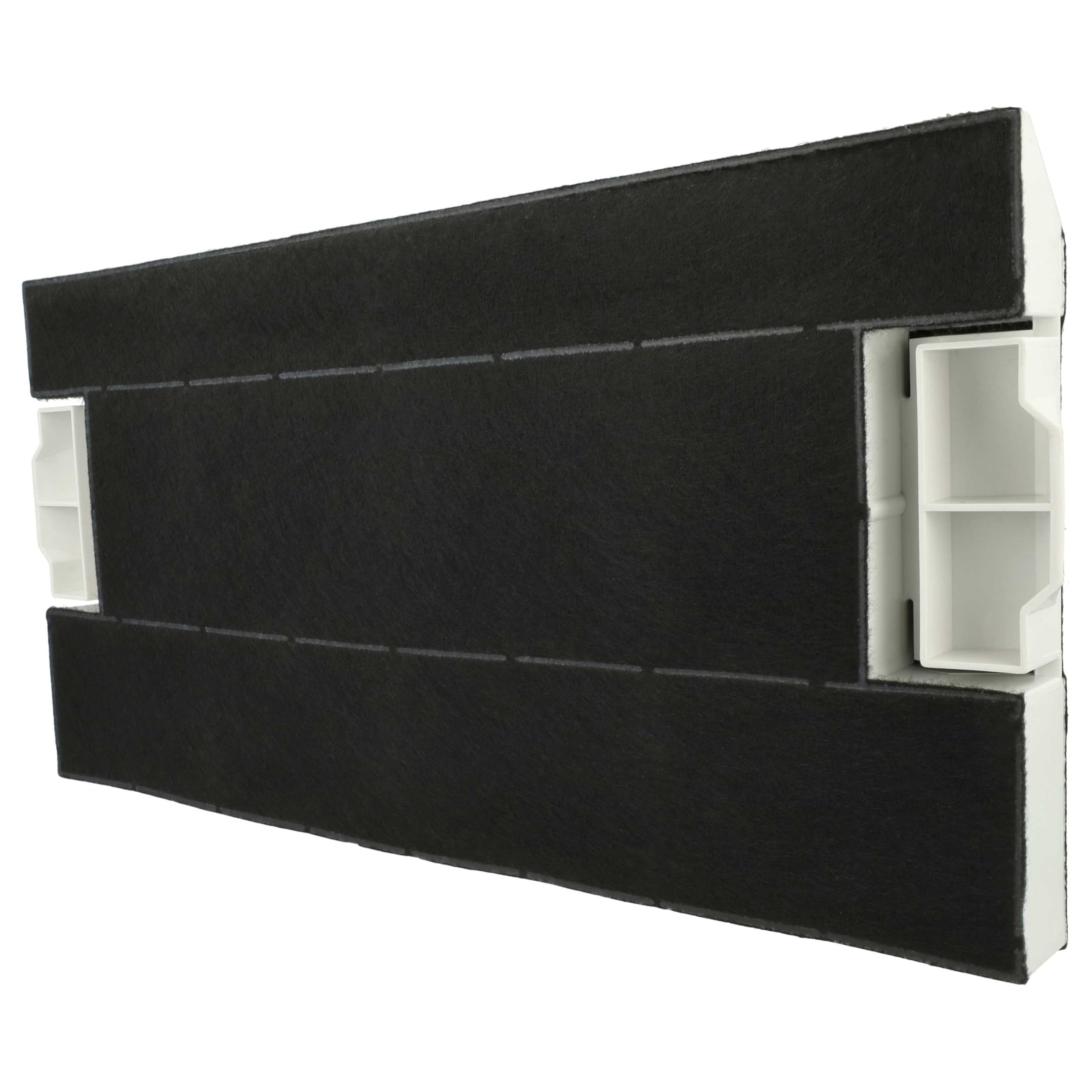 vhbw 2 filtry z węglem aktywnym kompatybilne z Siemens LI49630, LI48632, LI48630, LI46931, LI46930/05 okap kuchenny, 39,8 x 19,6/17,4 x 2,9 cm