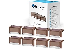 Boundery Solar Step Lights - Premium LED Solar Deck & Fence Lights