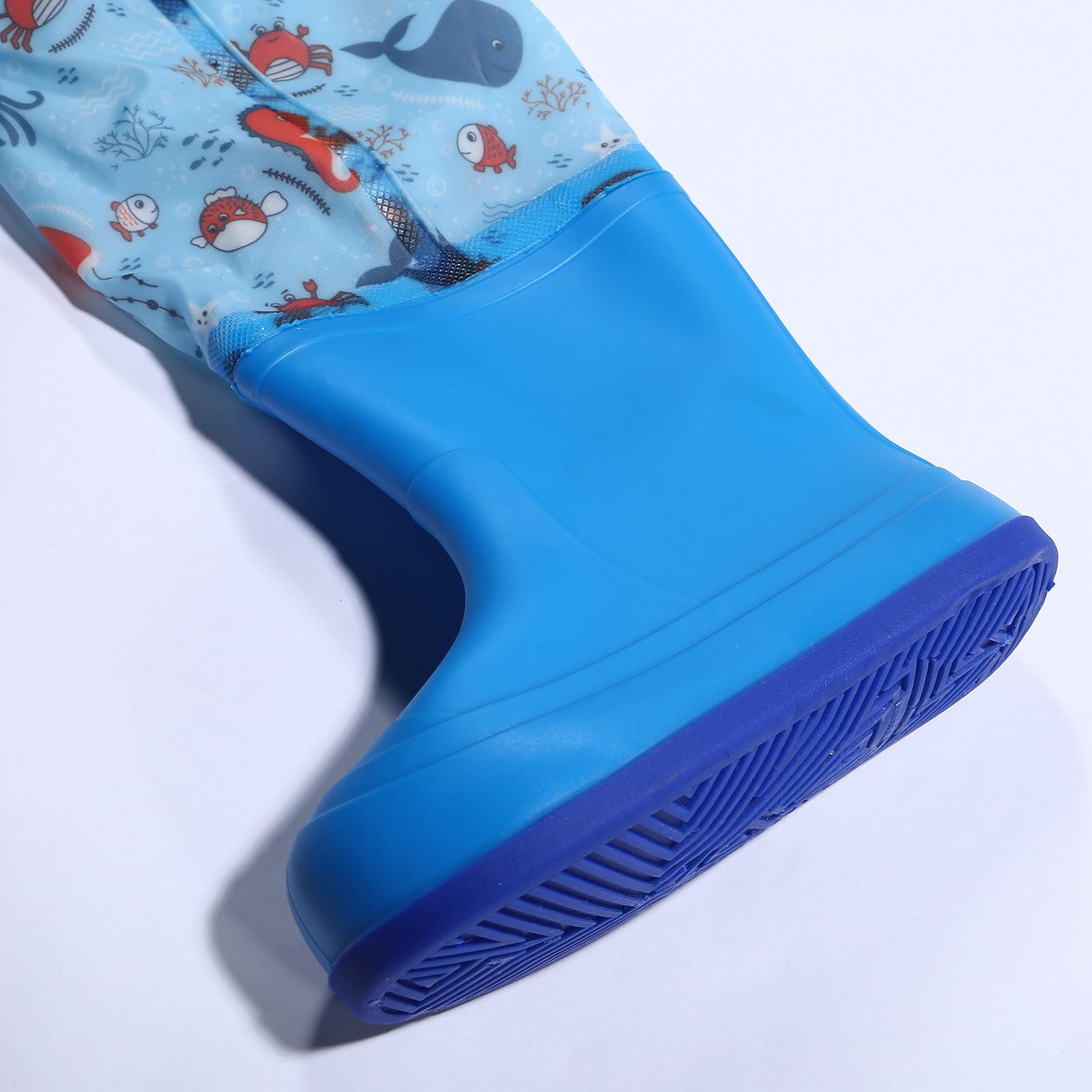 Trampolieri per bambini a forma di animale dei cartoni animati, Trampolieri da pesca per giovani per bambini piccoli, Trampolieri per caccia e pesca a prova di acqua con stivali per ragazze/A