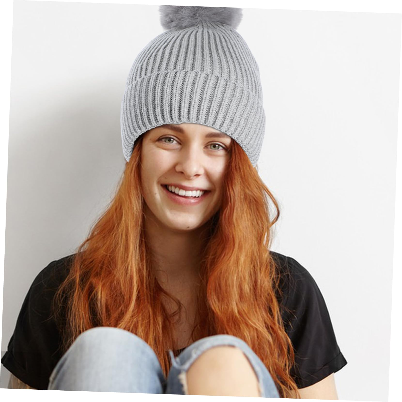 LIFKOME Set Sciarpa Cappello Guanti Caldi Per Ragazze Berretto Sciarpa Da Donna Guanti Caldi Per Esterno Guanti Invernali Guanti Da Equitazione Cappelli Per Le Donne Filato