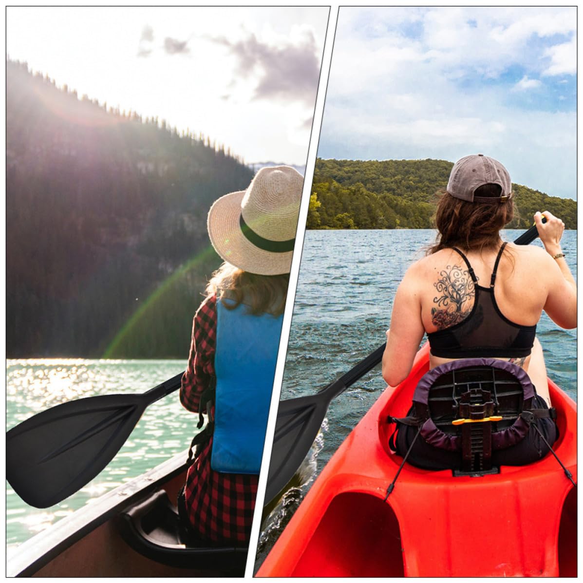 Cabilock Verstellbares Sup Board Paddel mit Abnehmbarem Design 3 Stück aus Aluminiumlegierung Universell für Kajak und Aufblasbare Stand Up Paddle Boards Geeignet