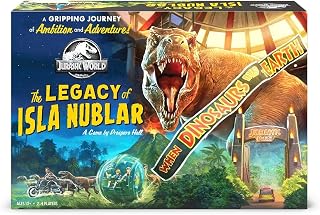 Funko Games - Jurassic Park: The Legacy Of Isla Nublar Strategy Adventure Board Game - for Kids & Adults Age 10 Years Up - Family, 56323
