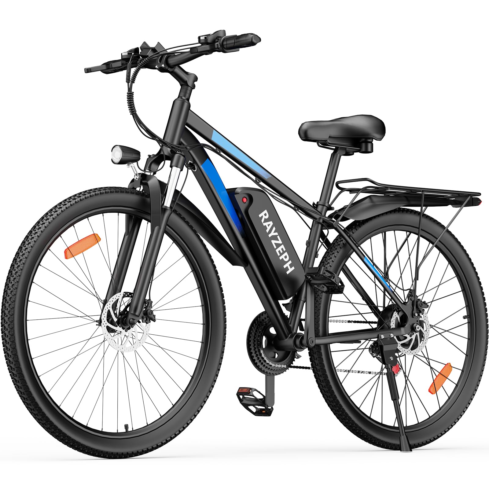 YVY S29 Pro Vélo Électrique, Autonomie 150km, Batterie Amovible 48V 21Ah, VTT Électrique 21 Vitesses, E-Bike Suspension Avant, Double Disque, Écran LCD
