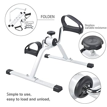 Amazon.co.jp: コンパクトサイズのミニエアロバイク、無段階可変