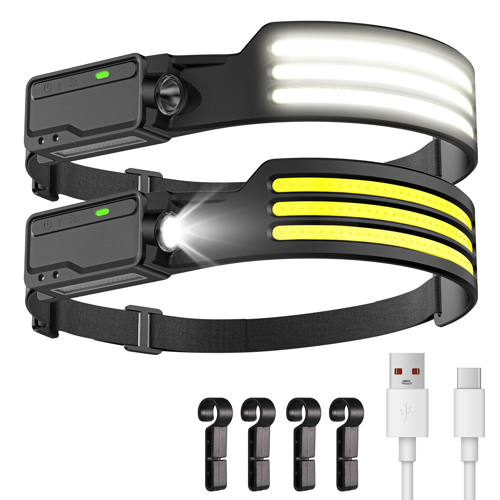 Amazon.co.jp: LUTW ヘッドライト 充電式 LED ヘッドランプ