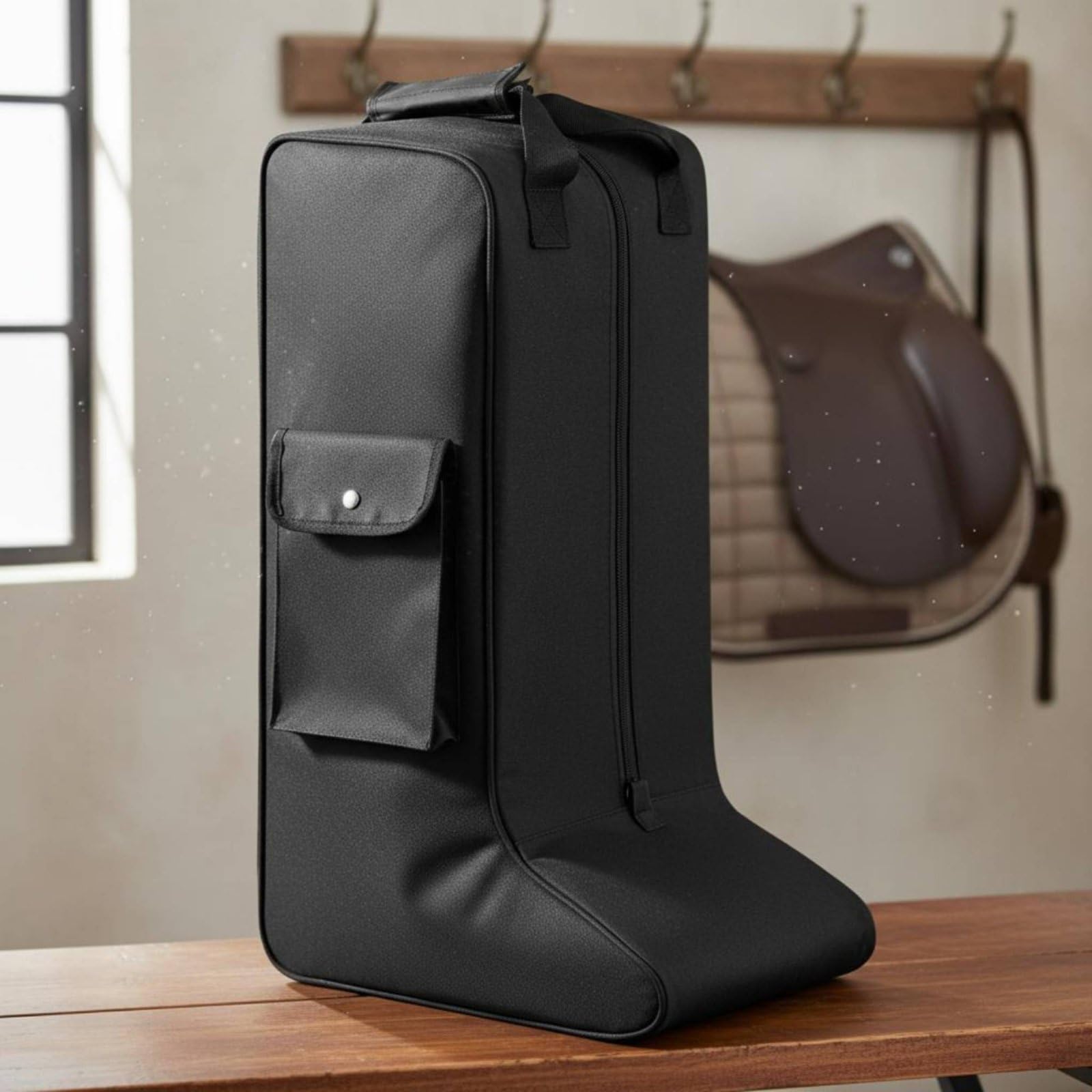 Custodia Scarpe Equestri Borsa Stivali Cavallo Sacca Calzature Porta Stivali con Design Robusto E Leggero Protezione da Usura E Bagnato Facile da