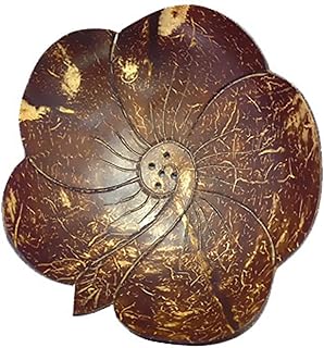 28 Handmade Coconut Shell Decor Ideas You Can DIY 16 Hawaiian Tropical Coconut Shell Soap Dish – Handcarved Hibiscus Design –...