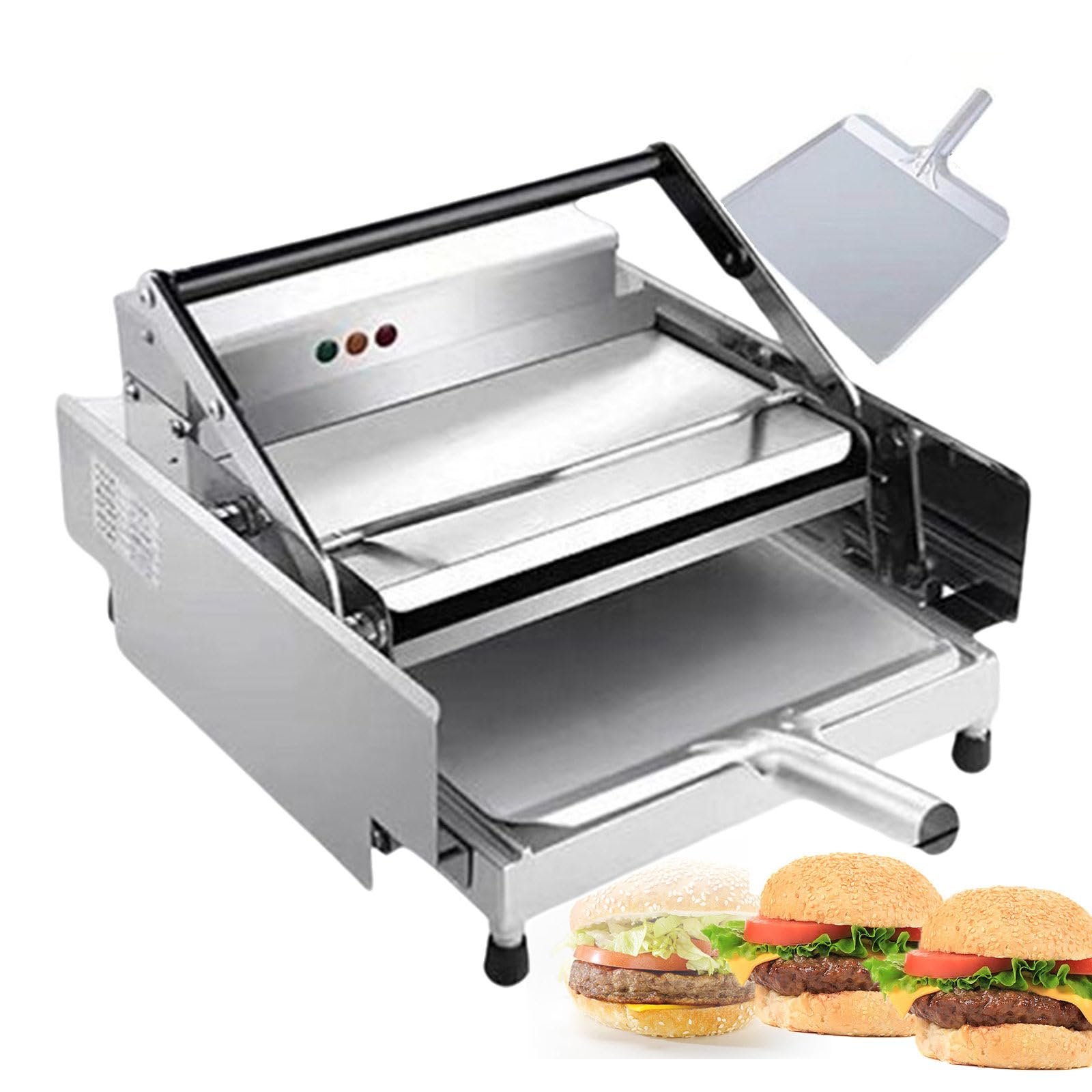 AYCDL Automatic Grilled Hamburger Bread Machine,Double-Layer Baking Heating Hamburger Stove Electric Bread Toaster,for Home Kitchen Restaurant