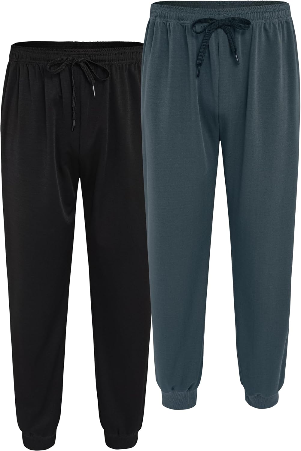 2 Pack Men’s Casual Sweatpants Soft Fleece Active Athletic Workout Jogger Pants with Pocket and Drawstring 2 Pack Men’s Casual Sweatpants Soft Fleece Active Athletic Workout Jogger Pants with Pocket and Drawstring