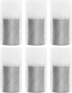 6 Replacement Filters for Brita Refillable Filter, for Brita Refillable Water Filtration System, Less Plastic, Replaces 1,800 Plastic Water Bottles a Year