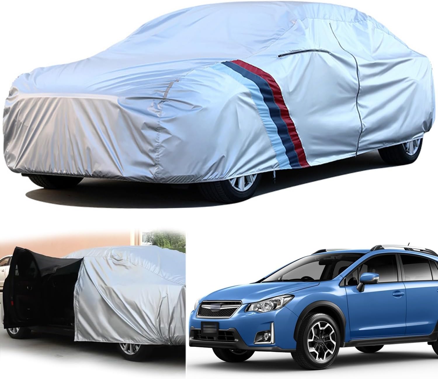 車のカーカバー に適しスバル XV GP系 GP7/GPE型 カバー 自動車ボディカバー 耐水圧オックスフォードアルミフィルム生地 スバル ＸＶ シートカバー 軽自動車 普通車 本革 シート保護 3D立体 耐摩耗性 滑り止め 通気 圧迫感軽減 オールシーズン フリーサイズ :  リーディングハイ - 通販 - Yahoo!ショッピング