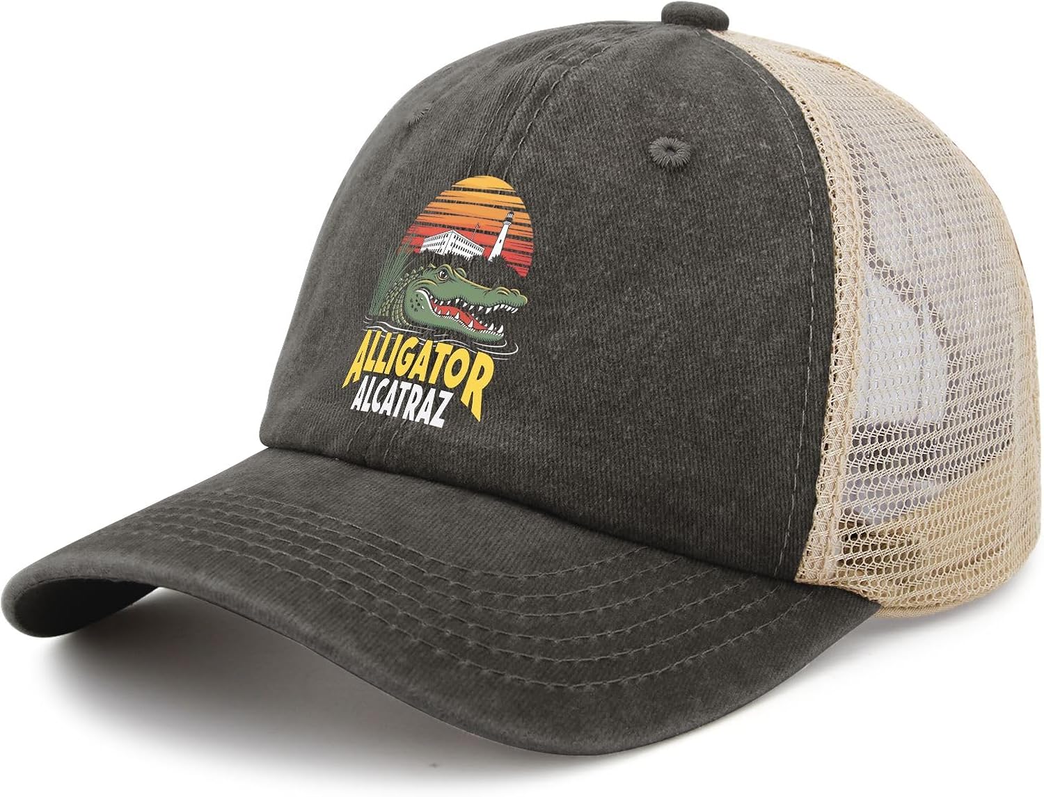 Alligator Alcatraz Islan Everglades Baseball Hats Running Cap for Men - Image 2
