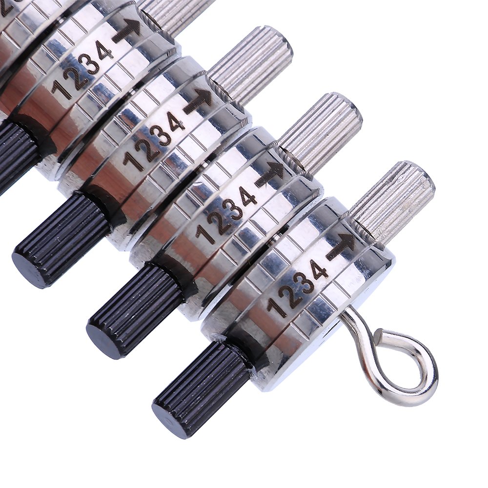 QiDAi Strumento di decodifica e selettore per auto a 6 pin, kit professionale per fabbro (un set)