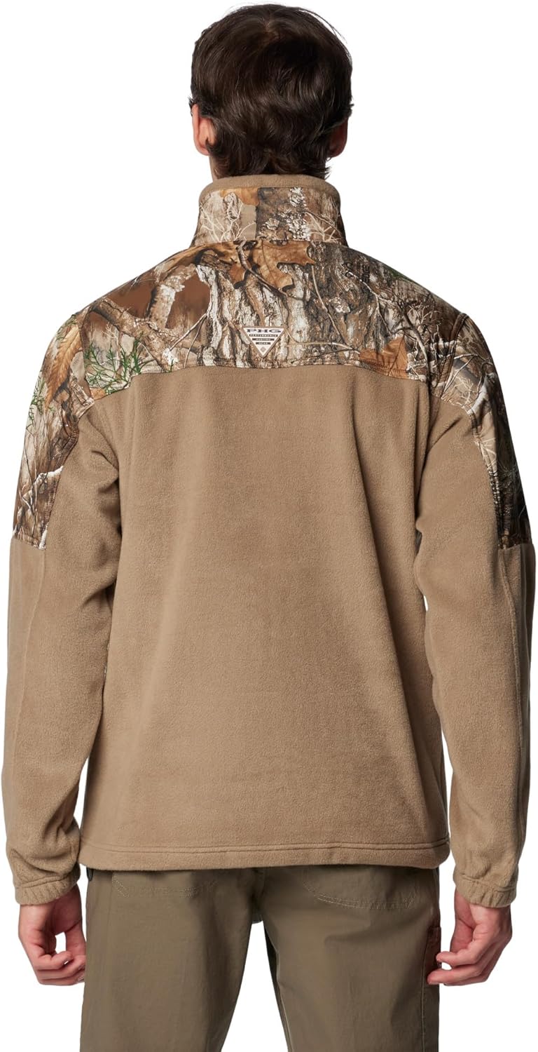 Columbia mens Phg Fleece Overlay II 1/4 Zip - Image 2