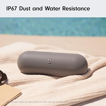 Beats Pill x Kim Kardashian - Wireless Bluetooth Speaker and Portable Charger via USB-C - Up to 24 Hours Battery Life, IP67 Water Resistant, Apple & Android Compatible, Built-in Mic Dark Gray