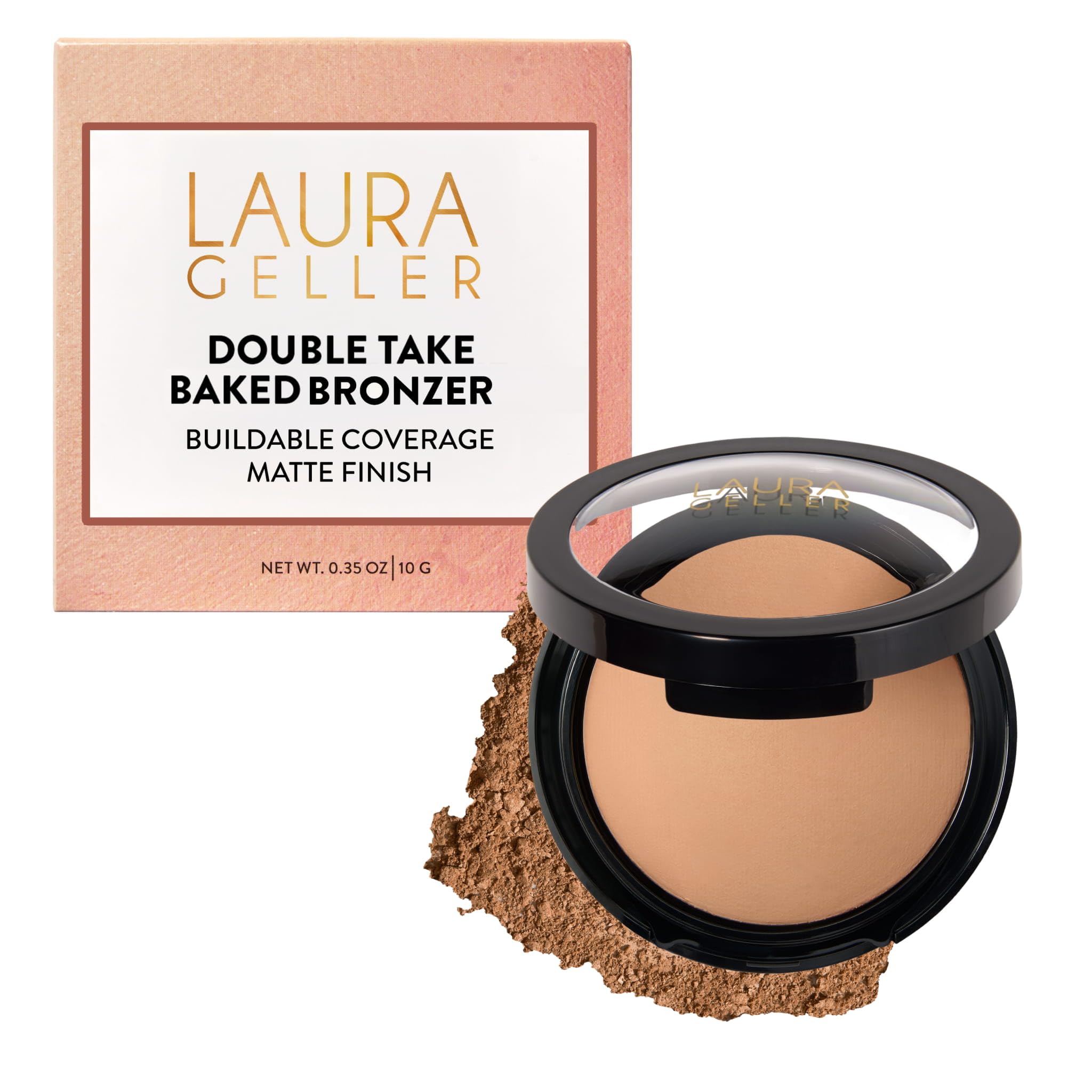 【narin】Make off R Sanders Perry（2個） Amazon.com: LAURA GELLER NEW YORK Double Take Baked Bronzer for