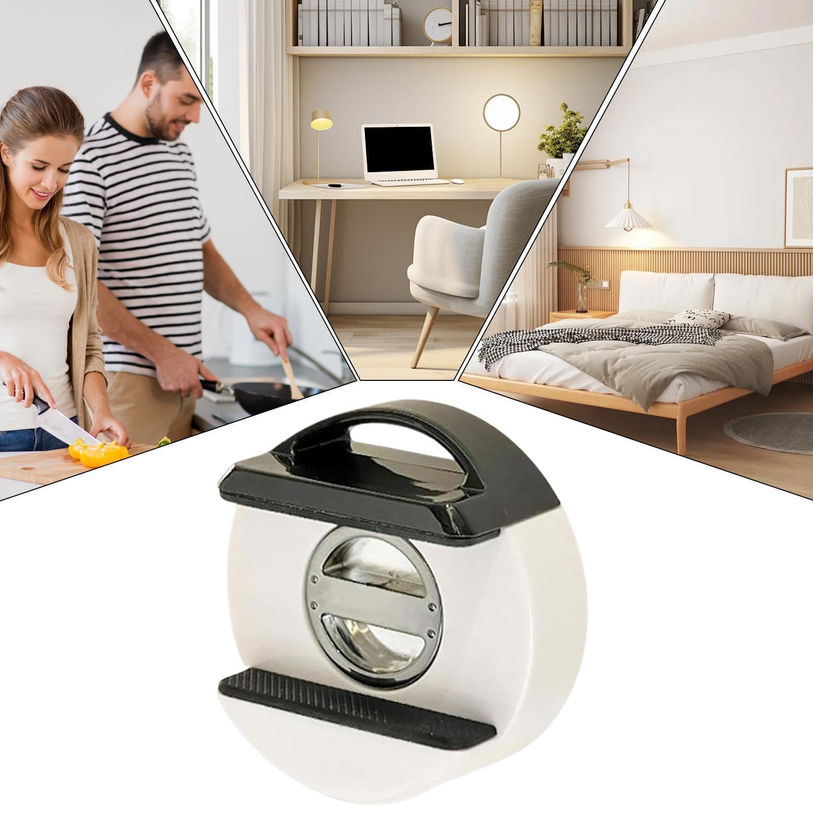Supporto per mattoni elettrici con ventosa, supporto rotante per l'organizzazione dei cavi, design ad angolo regolabile per mobili da camera da letto, cucina e armadio