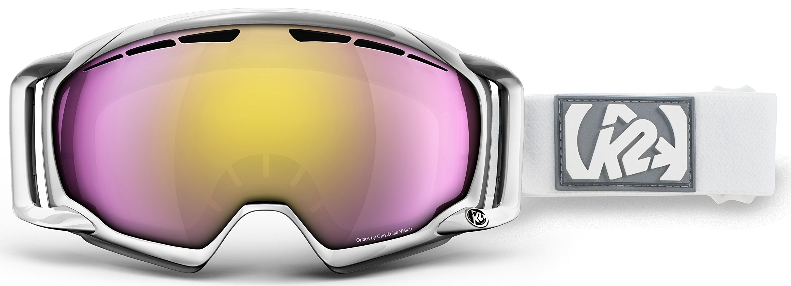 K2 Captura Ski Goggles, One Size, White Sports & Outdoors
