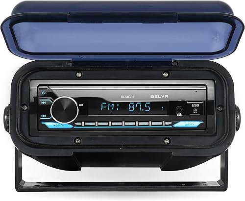 Vista 9 de Belva BMRC1B - Cubierta de radio marina, resistente al agua, abatible, color negro