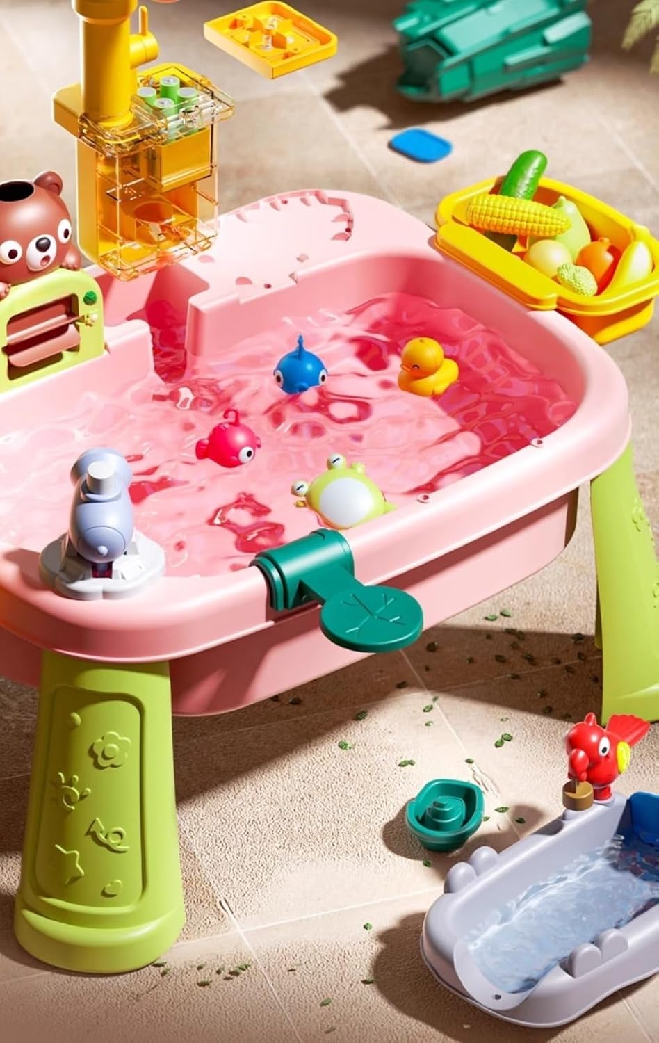 Diexgiyの釣りごっこ食器洗い機、多機能電気シャワー、楽しいアクティビティ、学習体験、子供向けアクティビティ、親子向けアクティビ