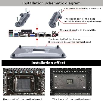 AM4 Backplane Back Durable CPU Heatsink Bracket CPU Fan Cooling Mounting Sheet Plate for AM4 AMD Socket