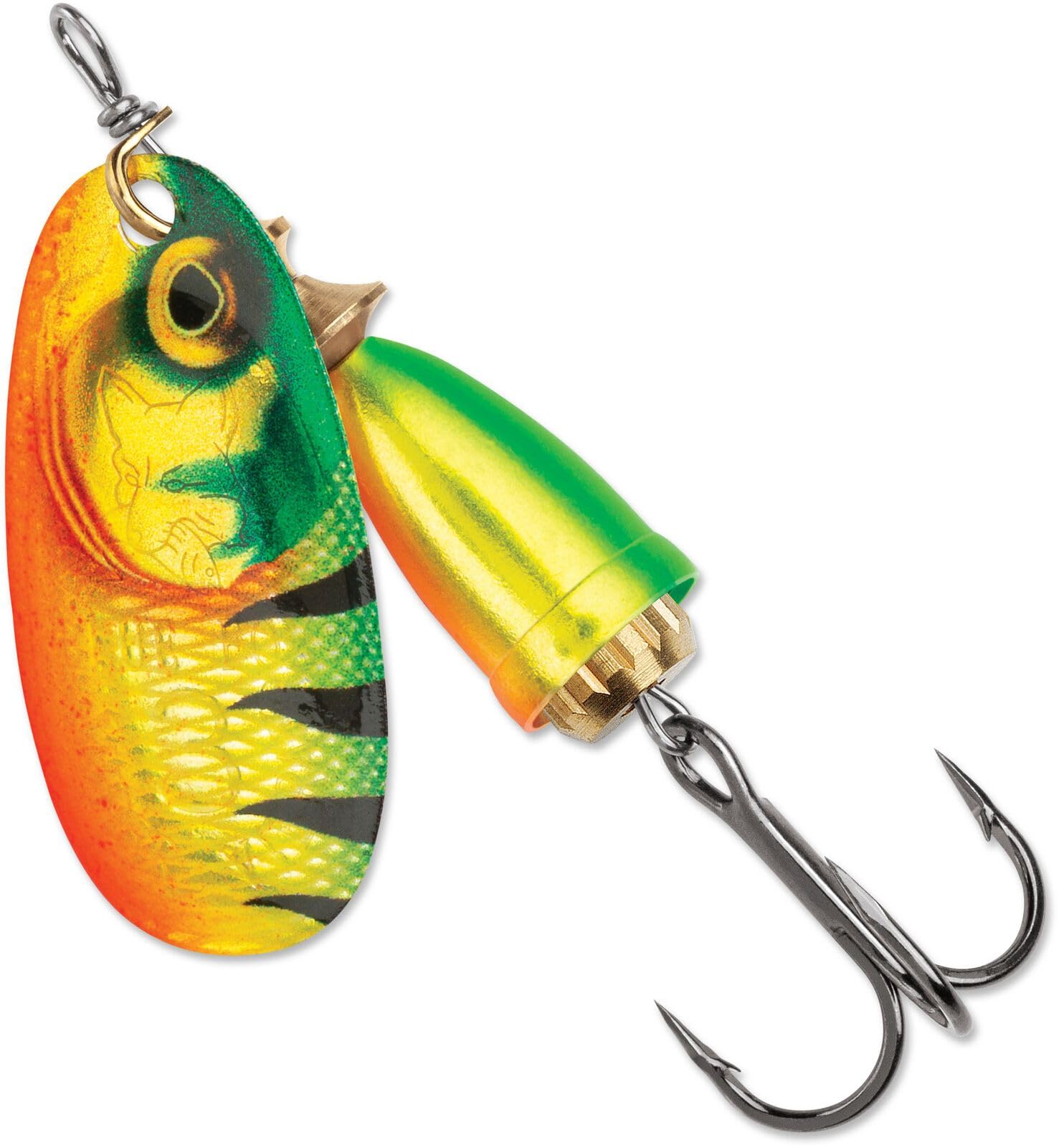 Blue Fox Vibrax clássico, isca giratória em linha para robalo