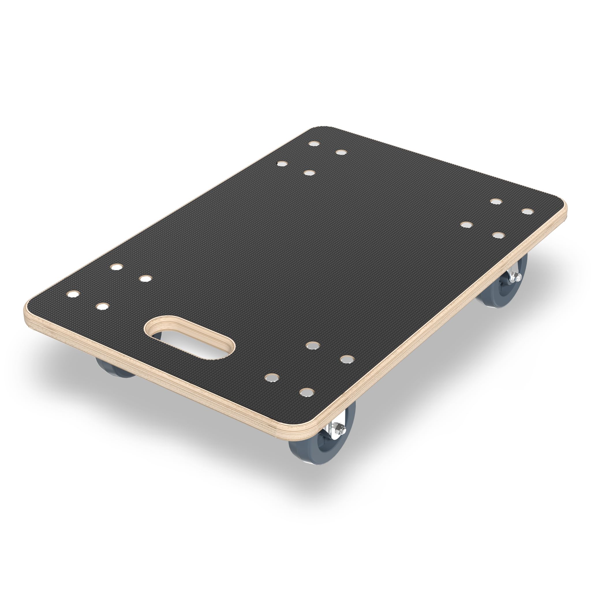 Arebos Planche à Roulettes | 4 Pièces | Jusqu'à 200 Kg De Charge | Tampons En Caoutchouc Inclus | Roulettes De Transport Roulettes De Meubles | Transport De Meubles