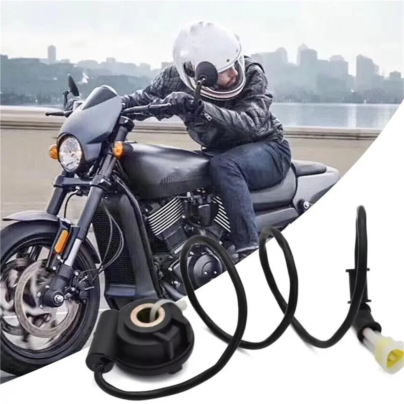 czujników ABS Akcesoria do adaptera czujnika prędkości motocykla, precyzyjne połączenie kablowe, część zamienna Czujnik prędkości skrzyni biegów