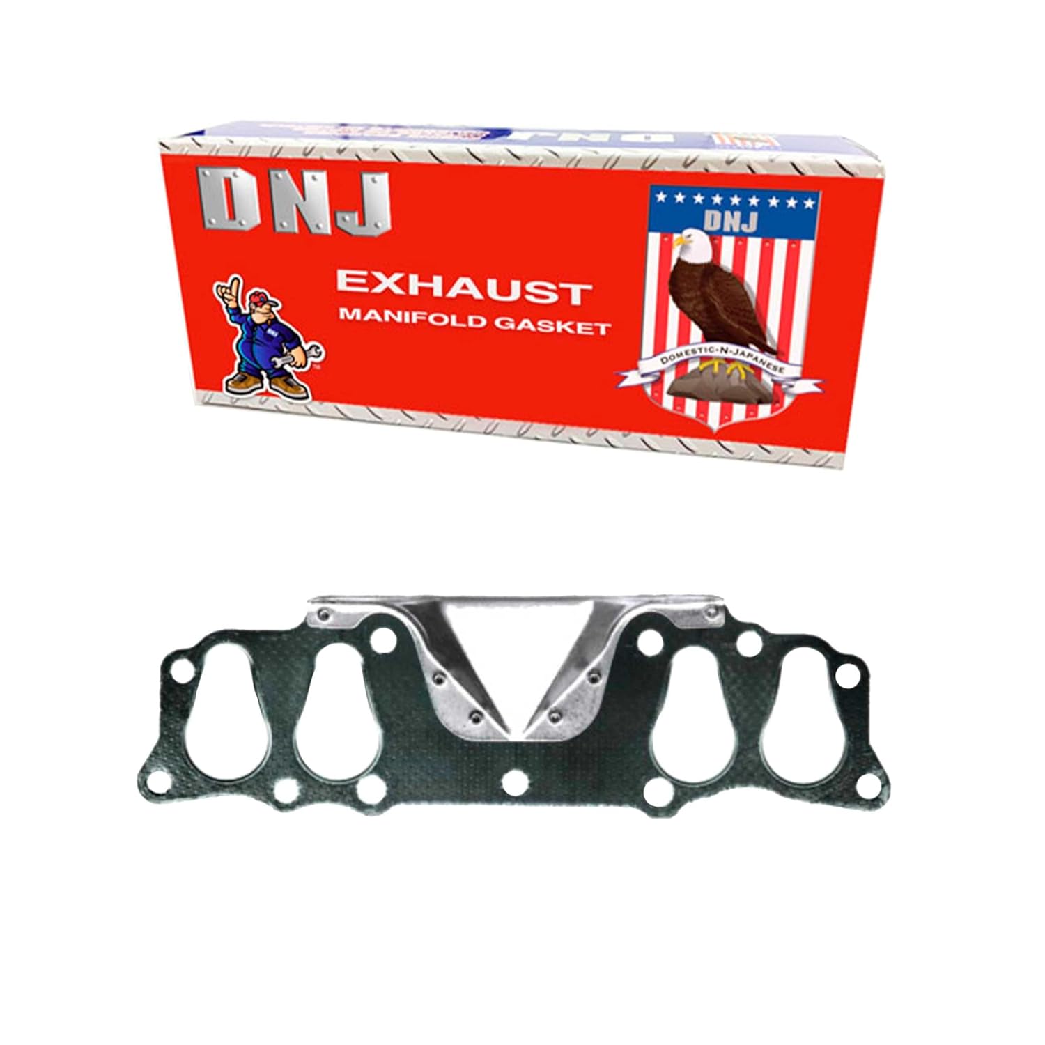 DNJ EG912 Exhaust Manifold Gasket Set for 1985-1988 Toyota 4Runner Pickup 2.4L L4 8V SOHC 2366cc