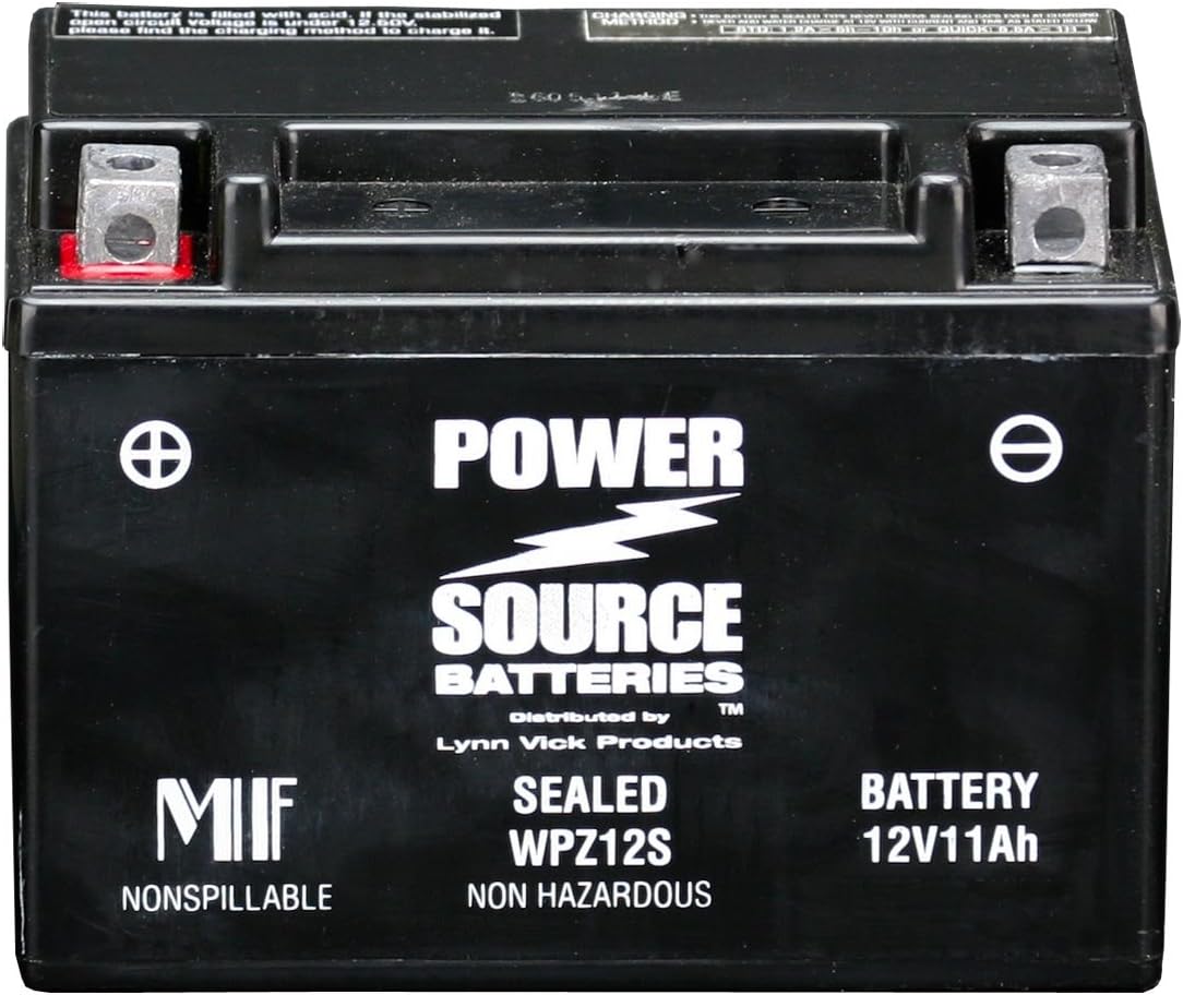 Power Source 01-337 WPZ12S Sealed Battery