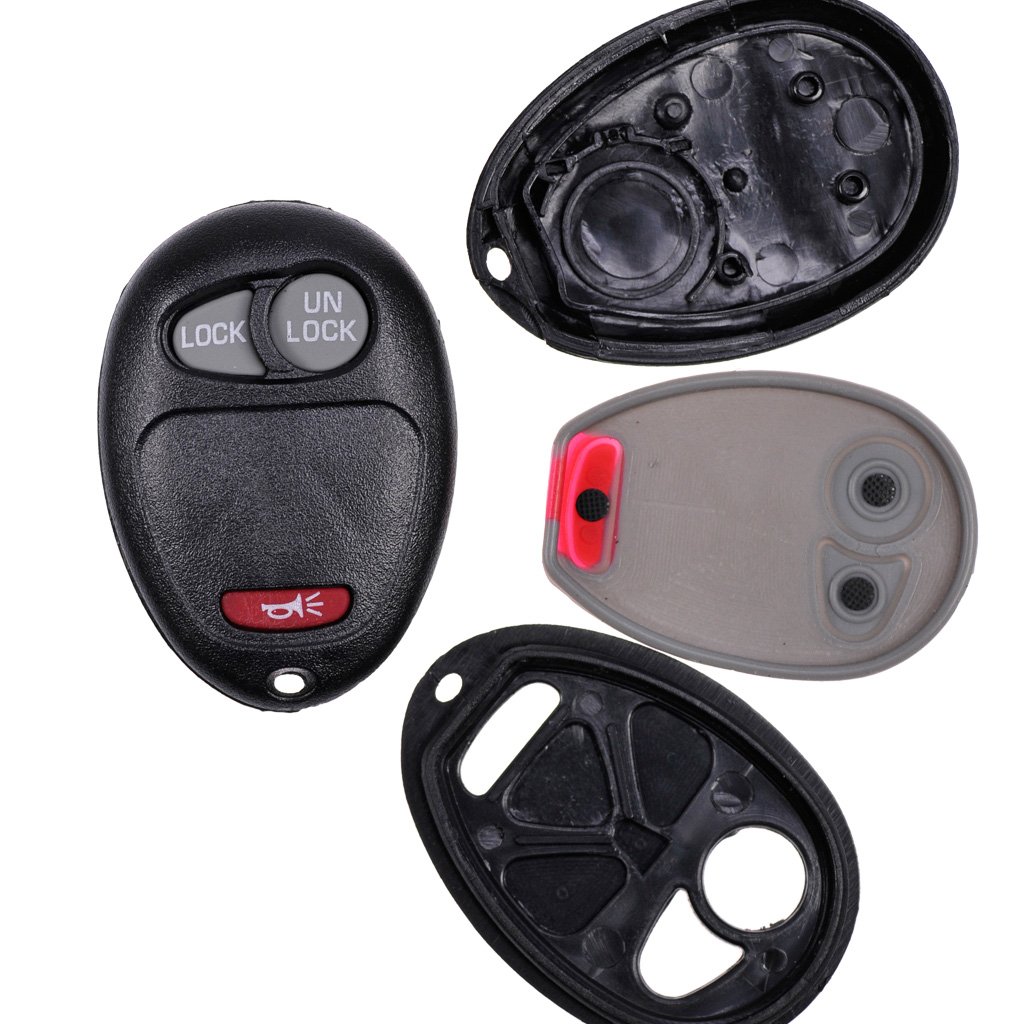 Telecomando per auto, 1 custodia, 3 tasti, per GMC GM Hummer H3 2006-2009