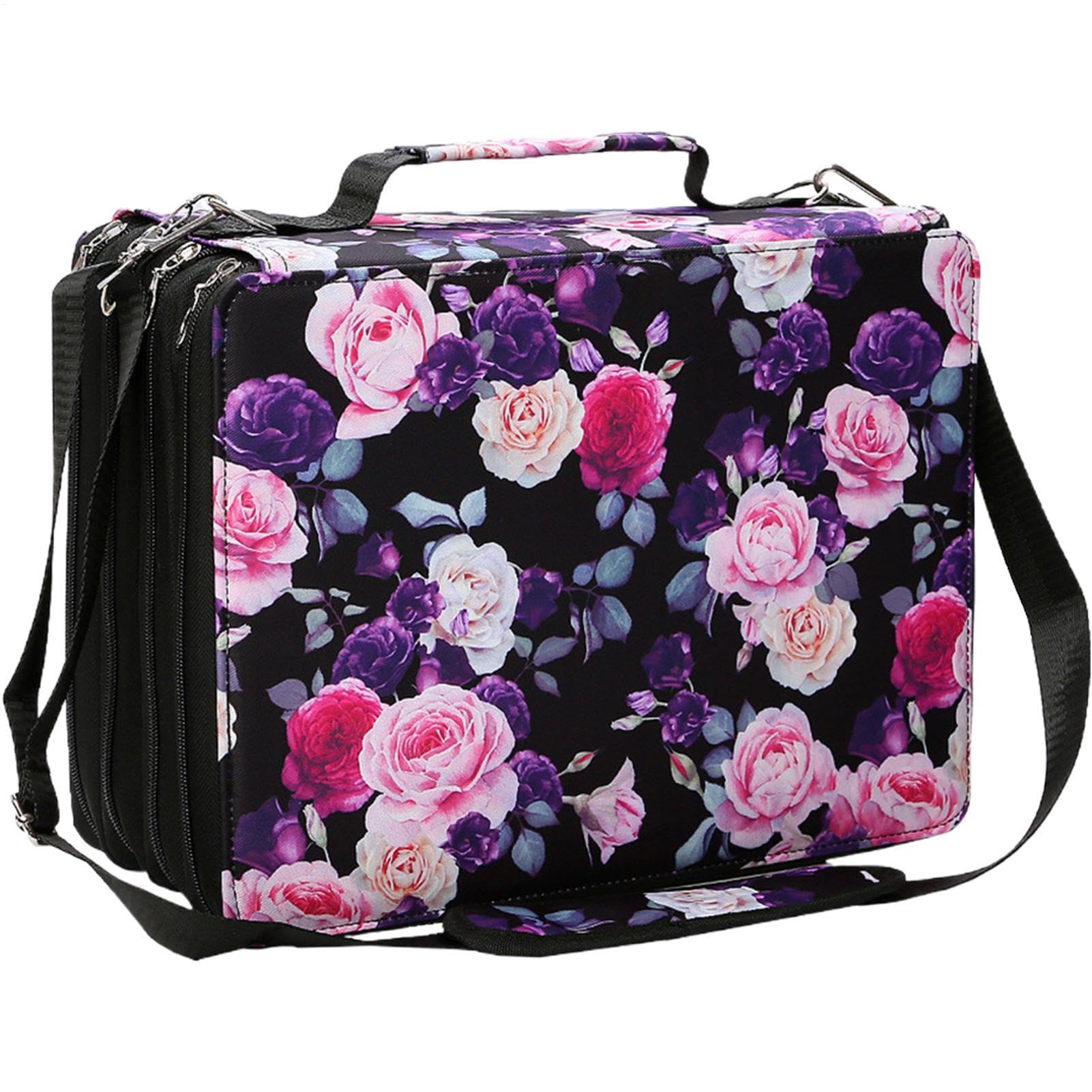 Etui Do Markerów Pojemny i przenośny | Pojemny piórnik na duże pudełko do hobby, sztuki i rękodzieła, kredki akwarelowe i długopisy
