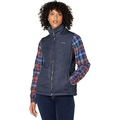 Флисовая жилетка L.L.Bean Primaloft темно-синяя 